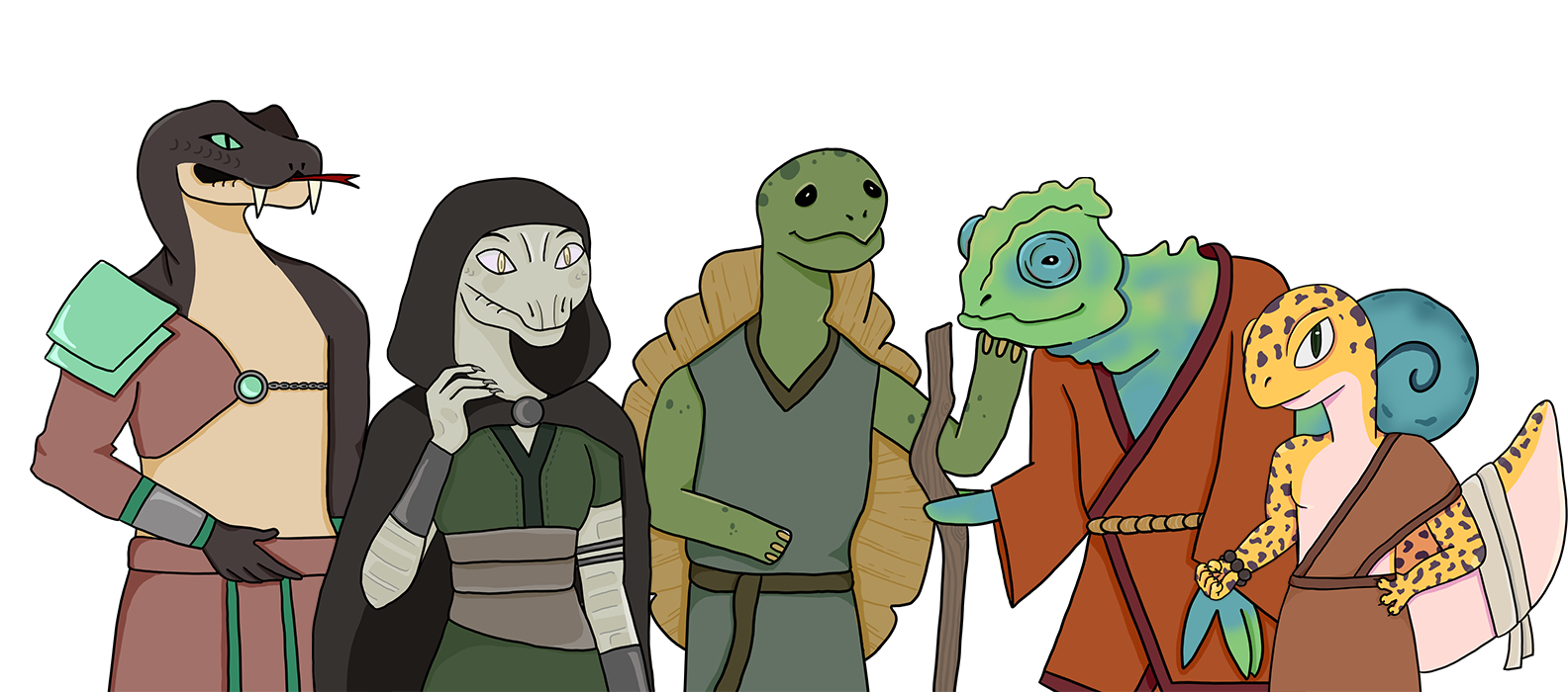 LACERTILIOS characters